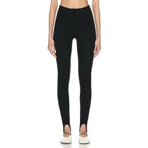 NEW LESET rio stirrup pant in black